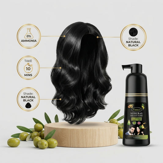 Yardlie Hair Color Shampoo – UK-Based | Light Brown| 7-in-1 Color Care | 200ML
